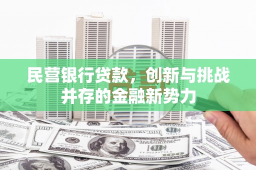 离石民营银行贷款，创新与挑战并存的金融新势力