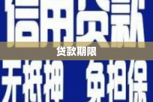 大甲贷款期限