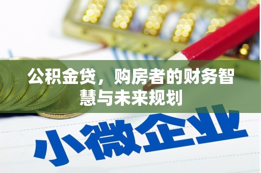 丰满公积金贷，购房者的财务智慧与未来规划