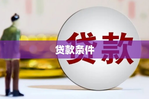中山贷款条件
