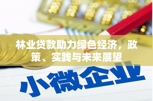 张掖林业贷款助力绿色经济，政策、实践与未来展望