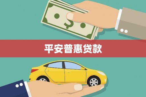 西区平安普惠贷款