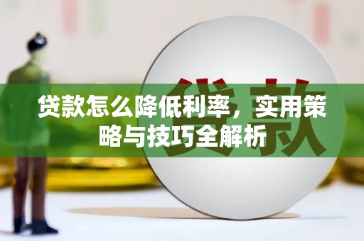 湖北贷款怎么降低利率，实用策略与技巧全解析