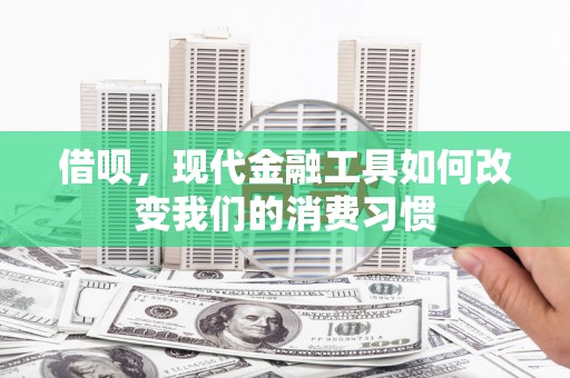 岷县借呗，现代金融工具如何改变我们的消费习惯