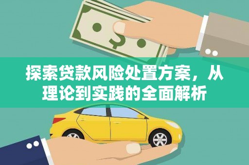定海探索贷款风险处置方案，从理论到实践的全面解析