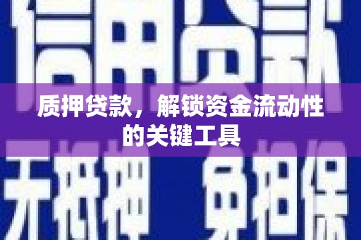 宾川质押贷款，解锁资金流动性的关键工具