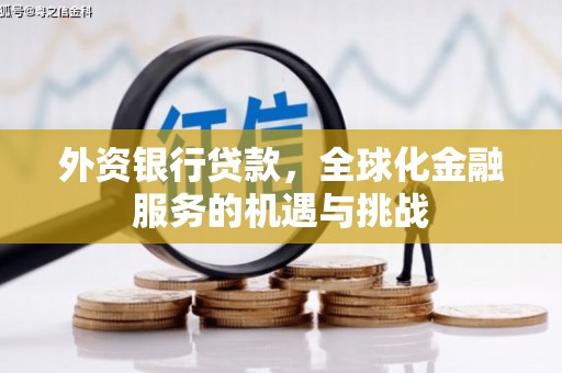 江安外资银行贷款，全球化金融服务的机遇与挑战