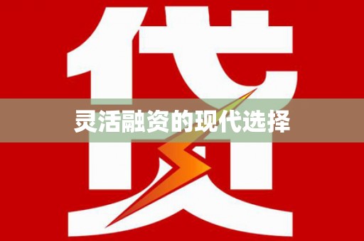 苏尼特右旗灵活融资的现代选择