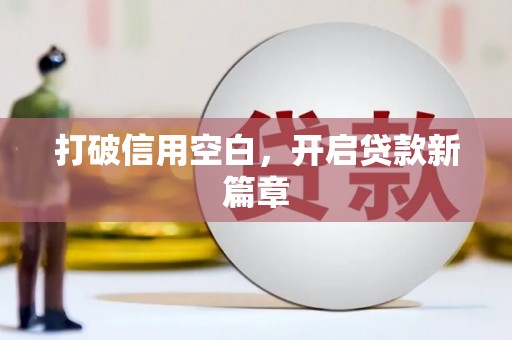 南充打破信用空白，开启贷款新篇章